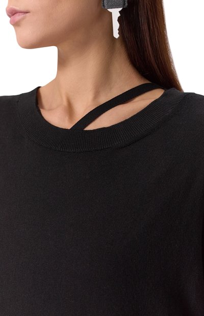 Пуловер из хлопка и кашемира ANN DEMEULEMEESTER, арт. B0012521/KN055, фото 5