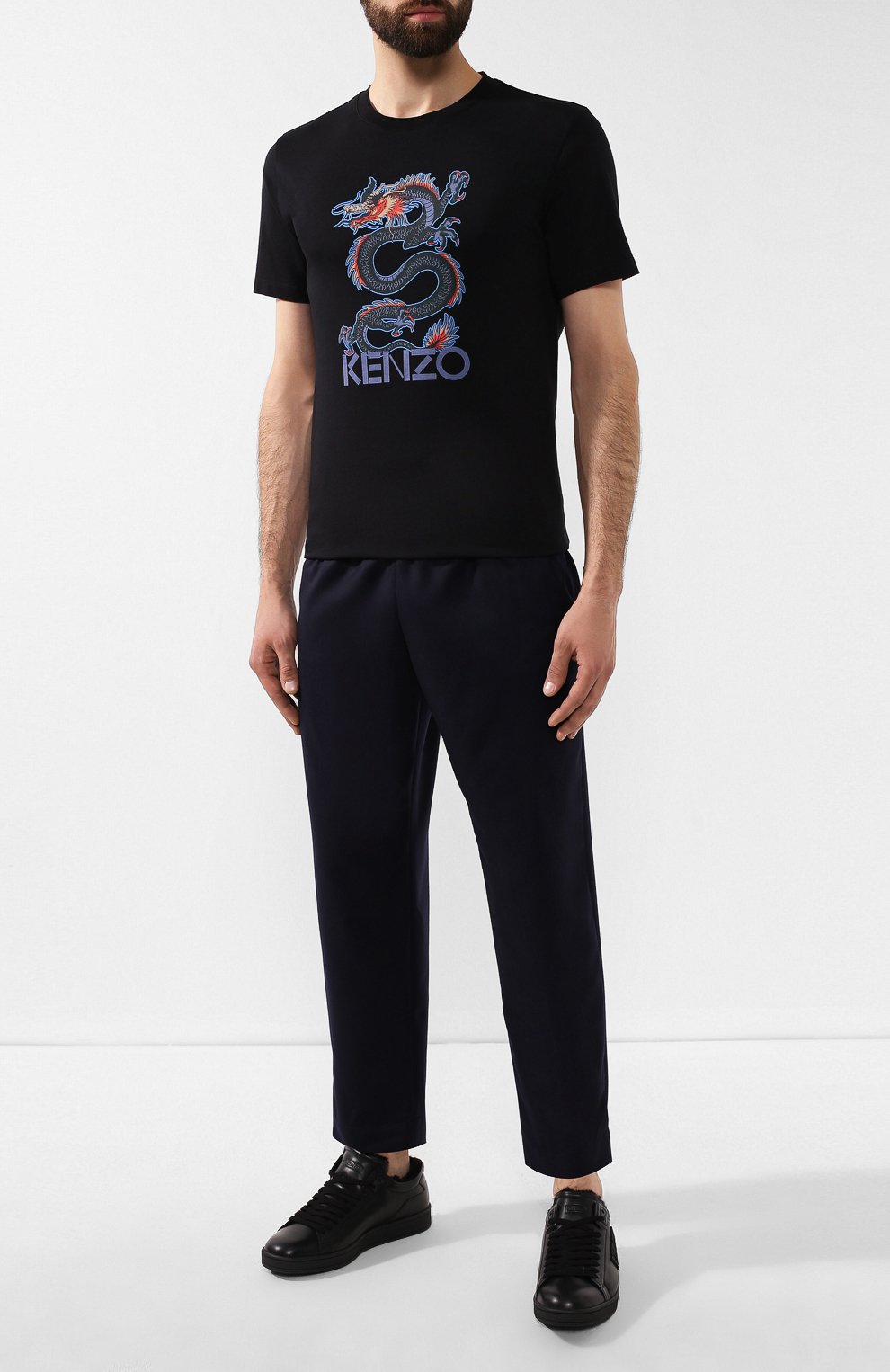 Хлопковая футболка KENZO, арт. F965TS0224SG, фото 2