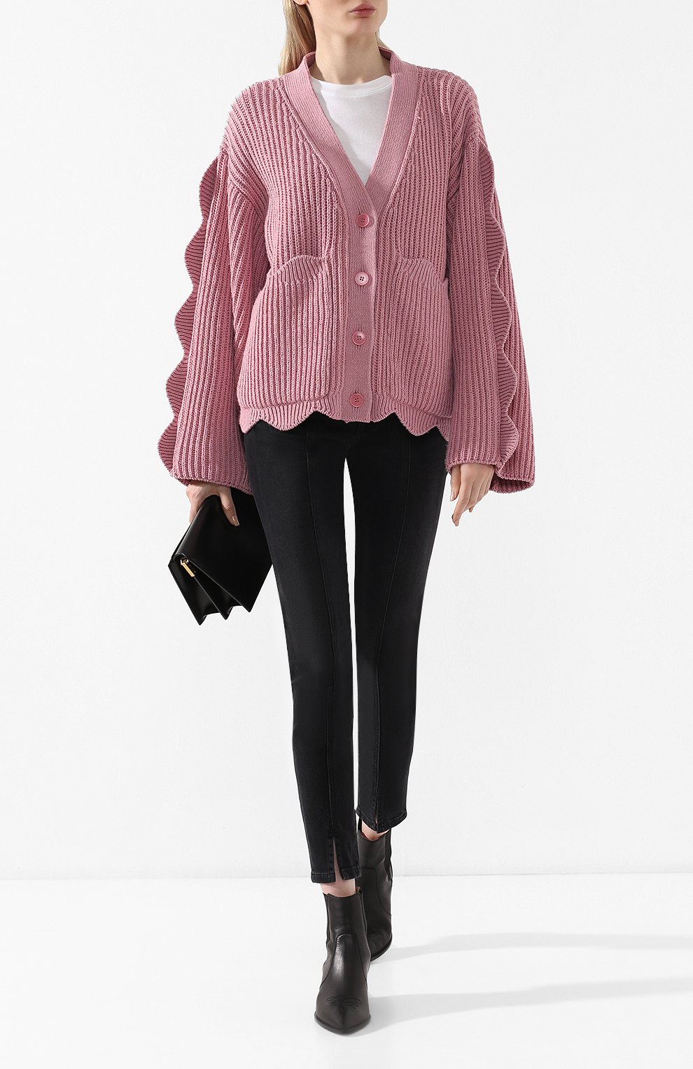 Кардиган из смеси хлопка и шерсти STELLA MCCARTNEY, арт. 552825/S1971, фото 2