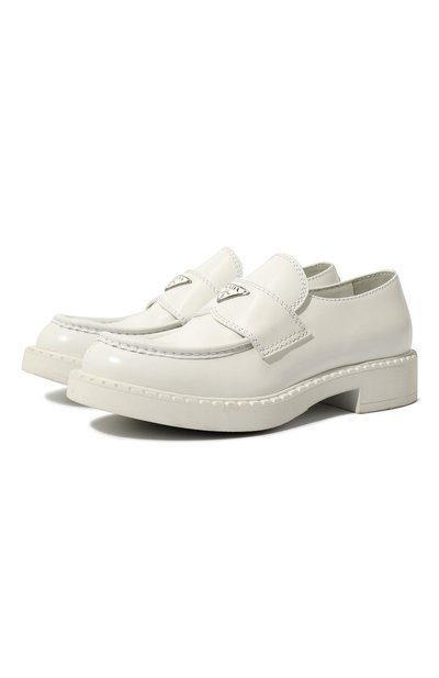 Кожаные лоферы PRADA, арт. 2DE127-055-F0009, фото 1