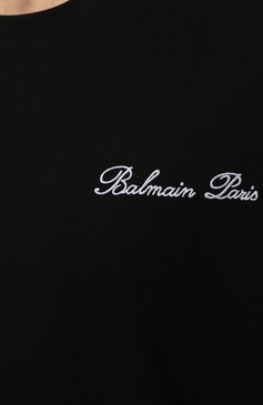 Хлопковая футболка BALMAIN, арт. CH1EG010/BC68, фото 1
