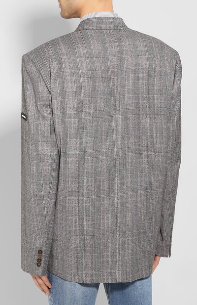 Шерстяной пиджак BALENCIAGA, арт. 584024/TGT17, фото 4