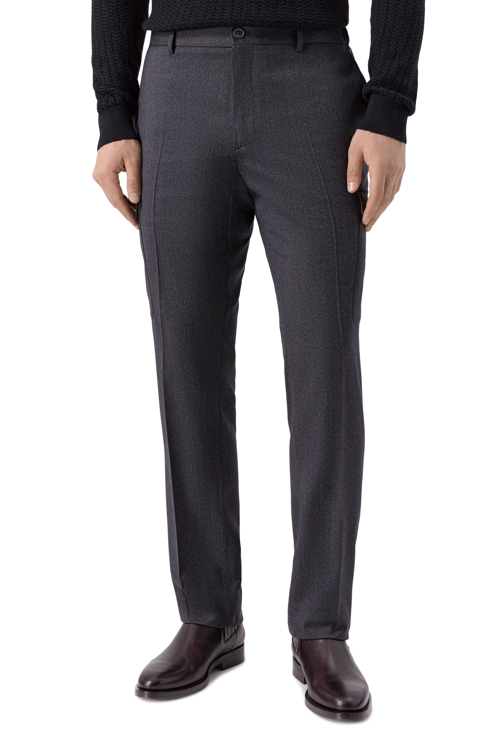 Шерстяные брюки-карго STEFANO RICCI, арт. M1T4300040/W0029T/60, фото 3