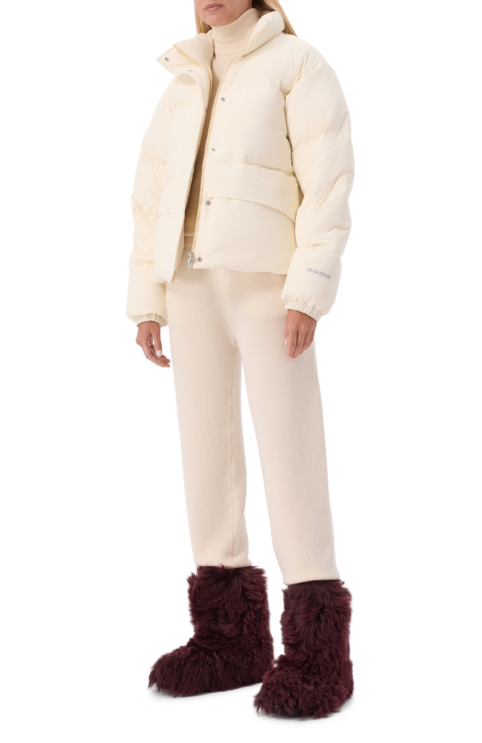 Сапоги из овчины GIORGIO ARMANI бордового цвета по цене 198500 руб., арт. GW004397/AF30254, фото 3 Сапоги из овчины GIORGIO ARMANI, арт. GW004397/AF30254, фото 3
