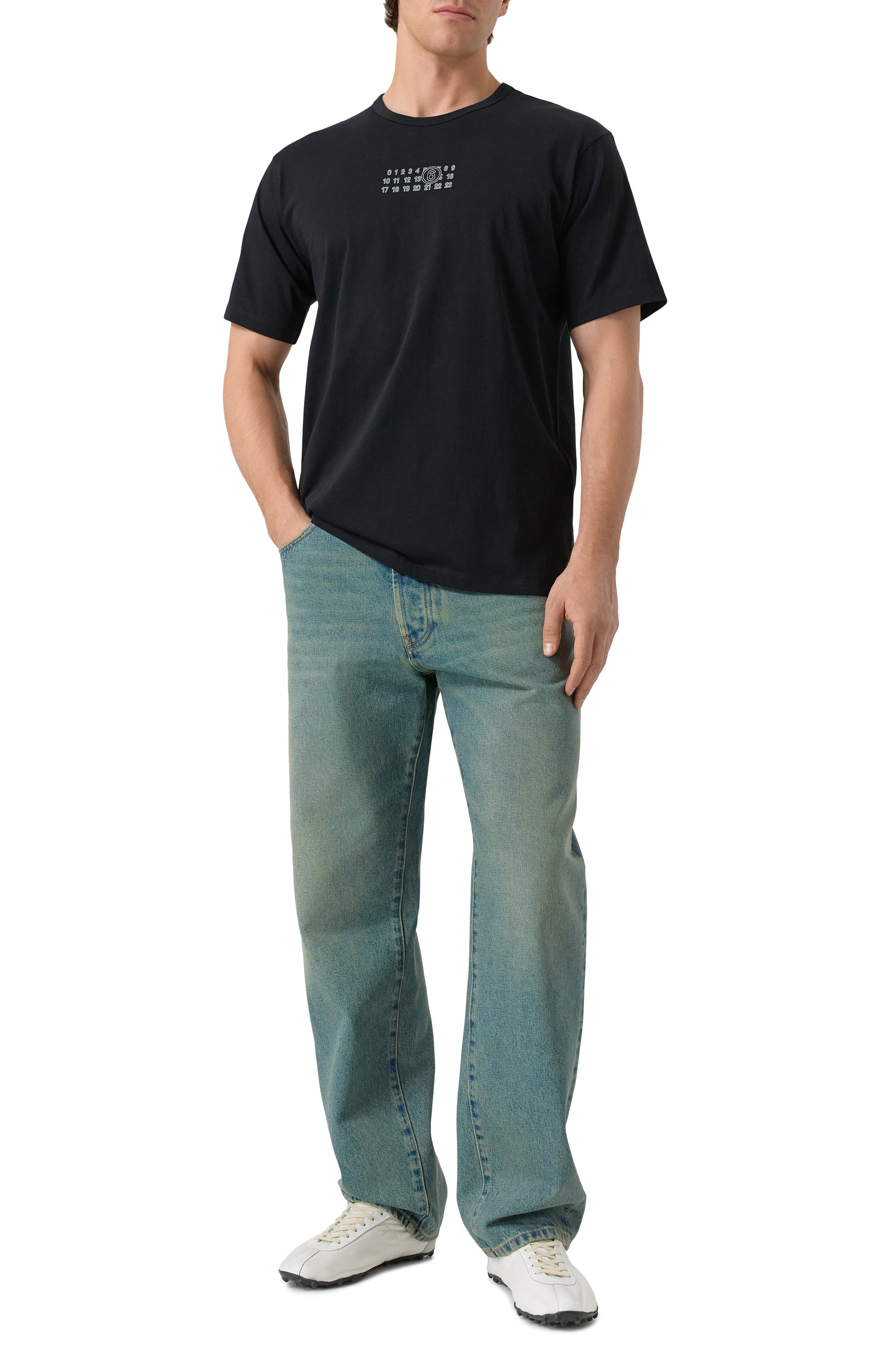 Хлопковая футболка MM6, арт. SH0GC0057/S24312, фото 2