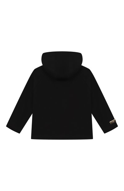 Толстовка из вискозы BALMAIN черного цвета по цене 39150 руб., арт. BZ2527, фото 2 Толстовка из вискозы BALMAIN, арт. BZ2527, фото 2