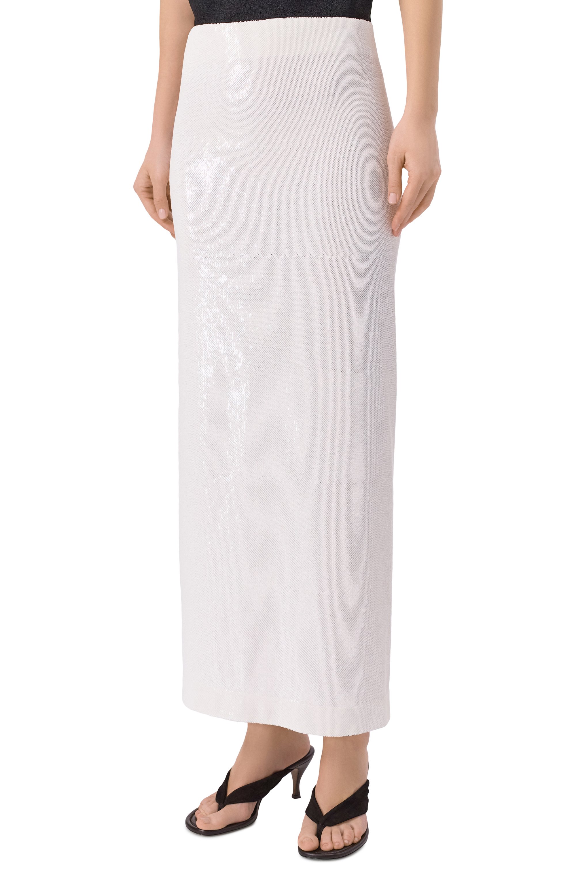 Юбка с отделкой пайетками TOTEME, арт. 261-WRB0349-FB0593, фото 3