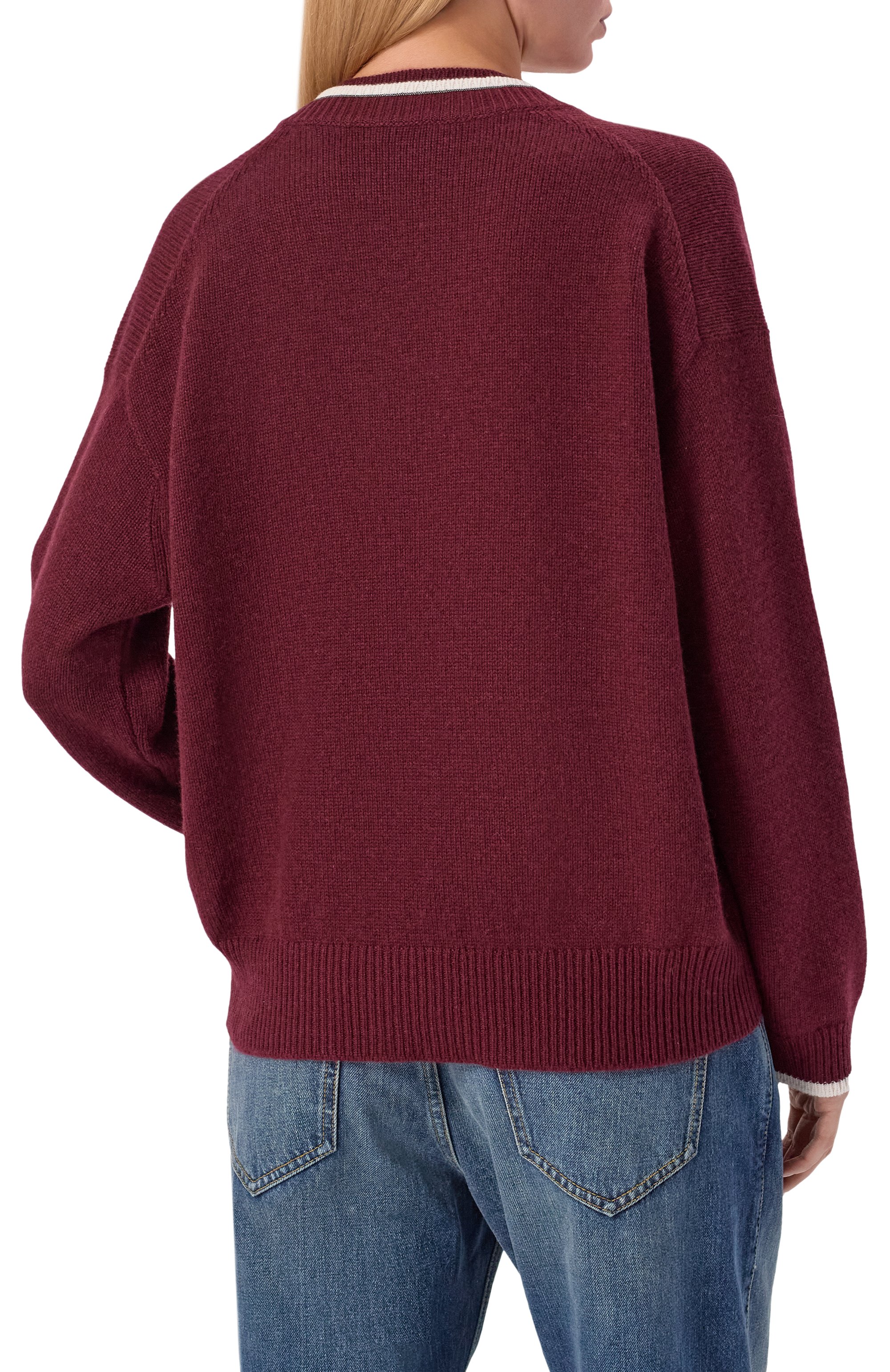 Кашемировый свитер BRUNELLO CUCINELLI, арт. M12527202, фото 4