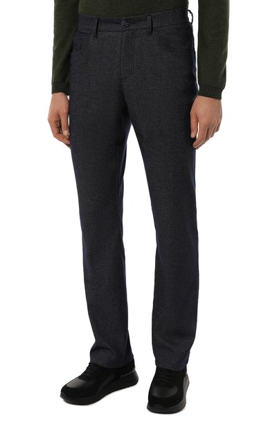 Брюки из шерсти и хлопка ZILLI, арт. J5T201M0221VZG000, фото 3