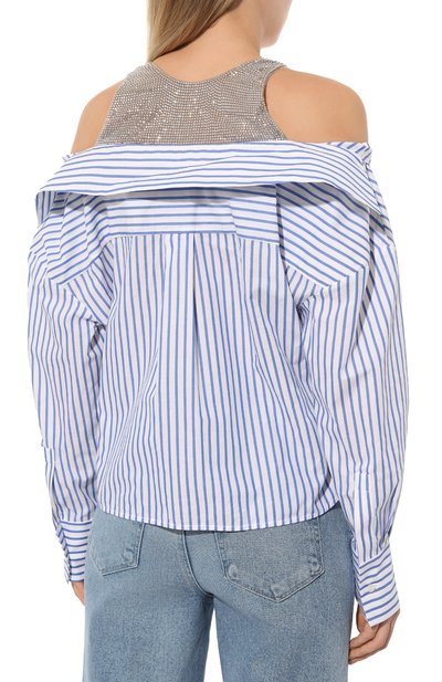 Хлопковая блузка GIUSEPPE DI MORABITO, арт. 02PST0221C 02280, фото 4