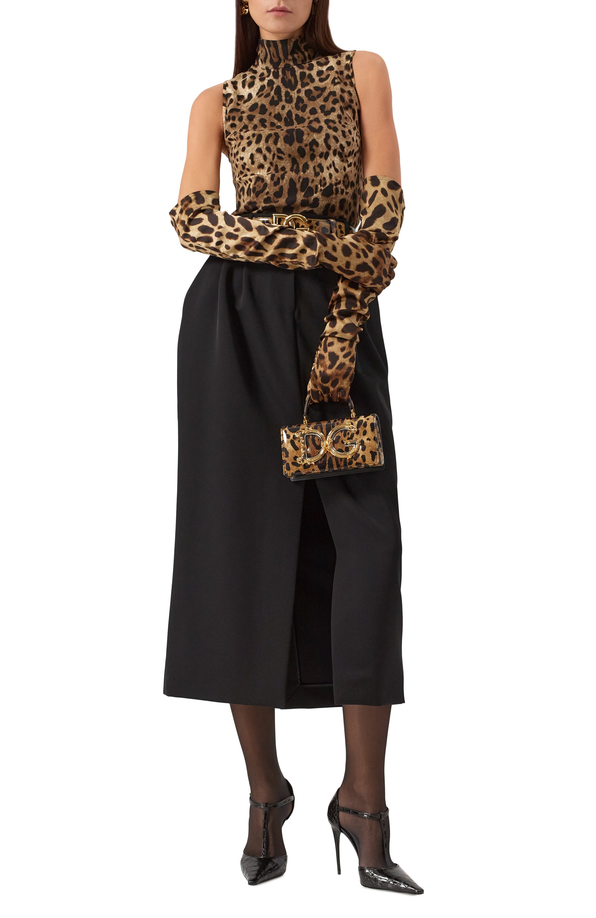 Сумка dg girls mini DOLCE & GABBANA леопардового цвета по цене 256000 руб., арт. BI3278/AM568, фото 7 Сумка dg girls mini DOLCE & GABBANA, арт. BI3278/AM568, фото 7