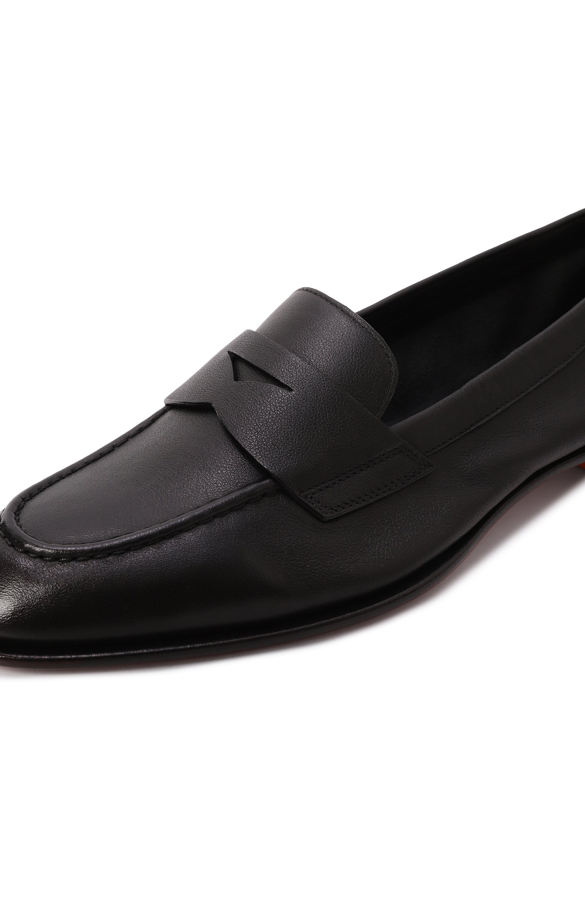 Кожаные пенни-лоферы SANTONI, арт. WUSG59962HAFSLGA, фото 7