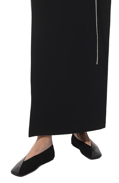 Кожаные балетки JIL SANDER, арт. J57WZ0001/P6442, фото 3