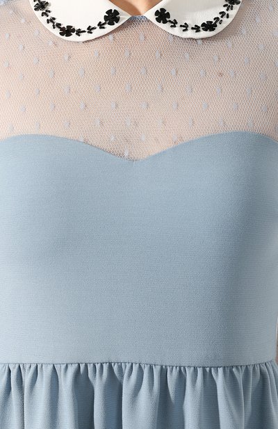 Платье REDVALENTINO голубого цвета по цене 73000 руб., арт. TR3VAN95/4SQ, фото 5 Платье REDVALENTINO, арт. TR3VAN95/4SQ, фото 5