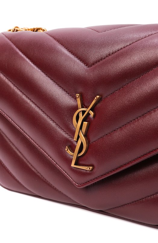 Сумка Loulou medium Saint Laurent 801439/AAEAX Бордовый  801439/AAEAX Фото 3