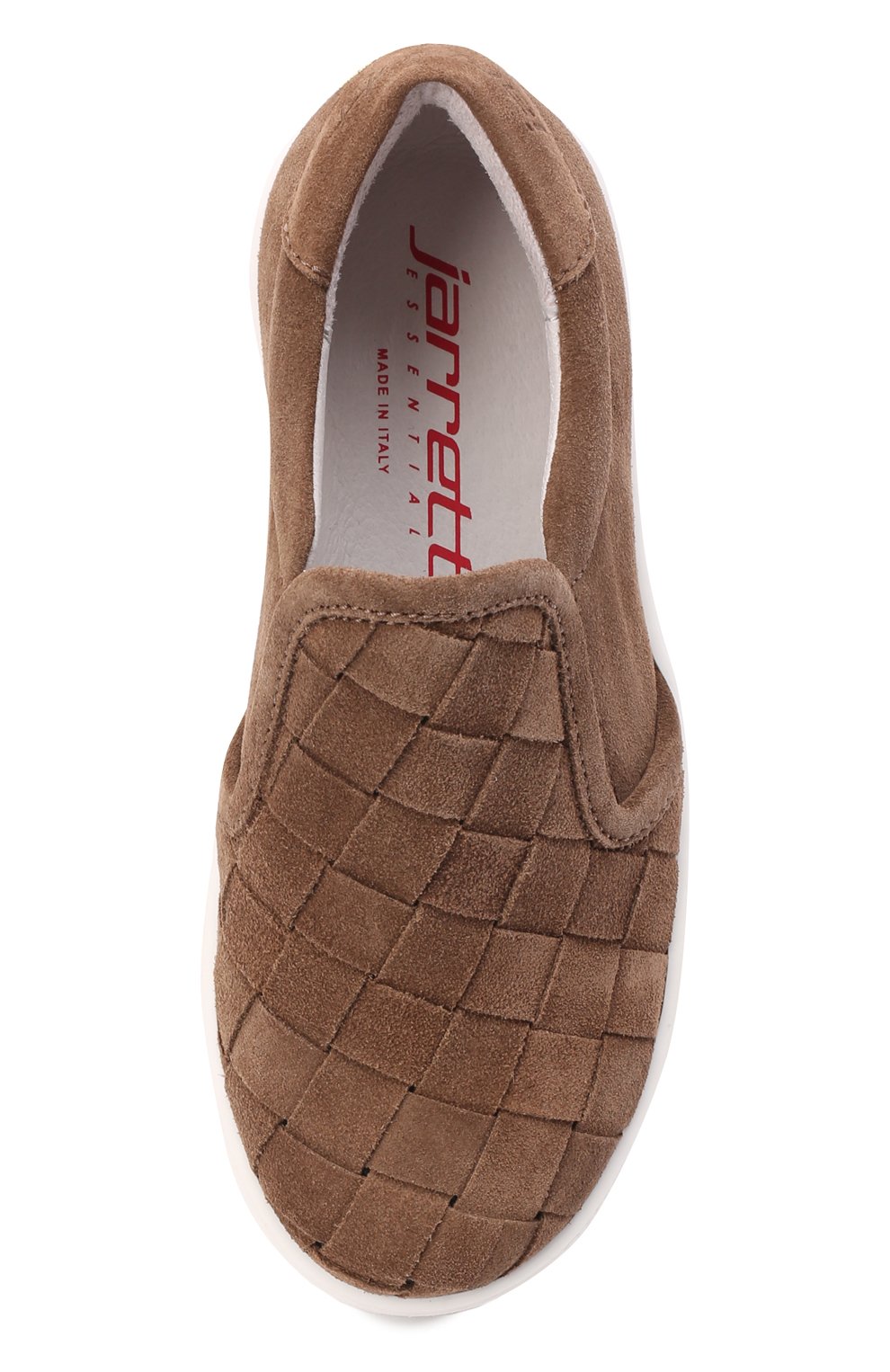 Кожаные слипоны JARRETT, арт. JE1SN16A/CR.VEL0UR/28-34, фото 4