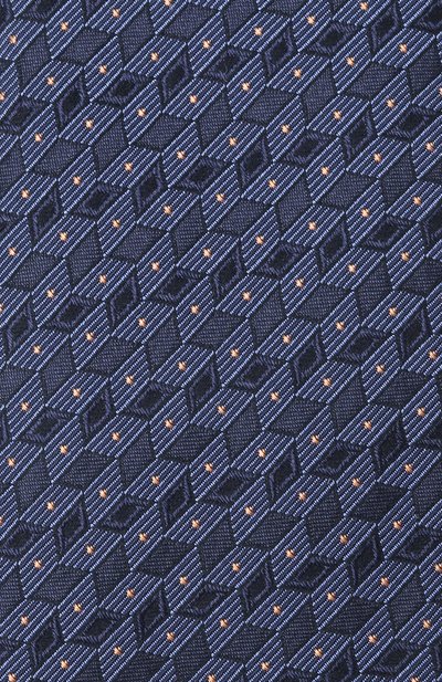 Шелковый галстук ZILLI синего цвета по цене 38600 руб., арт. CRAV02M0600VNJQC0, фото 4 Шелковый галстук ZILLI, арт. CRAV02M0600VNJQC0, фото 4