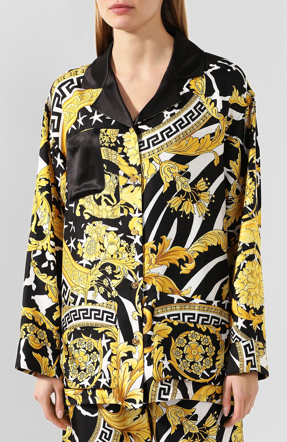 Шелковая рубашка VERSACE, арт. A79626/A231030, фото 3