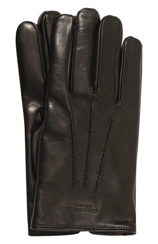 Кожаные перчатки Giorgio Armani 744133/2F203 Чёрный 744133/2F203
