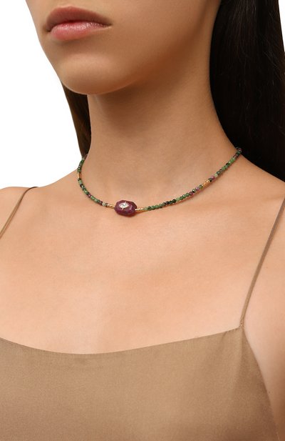 Колье HANKA_IN, арт. INS-CH-Z0I-RUB-CZ-1M, фото 2