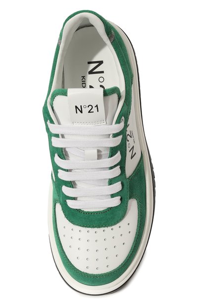 Кожаные кеды N21, арт. 77064/36-41, фото 4