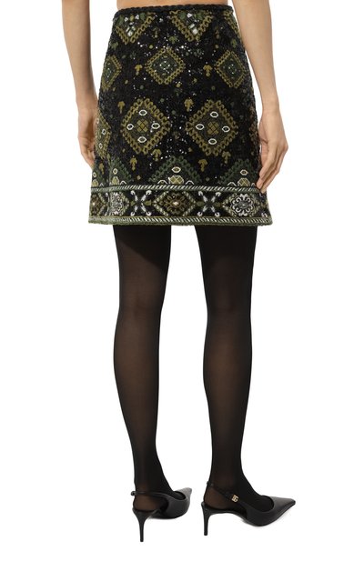 Юбка с отделкой пайетками GIAMBATTISTA VALLI, арт. 24FWPVCA2058-29RIC, фото 4