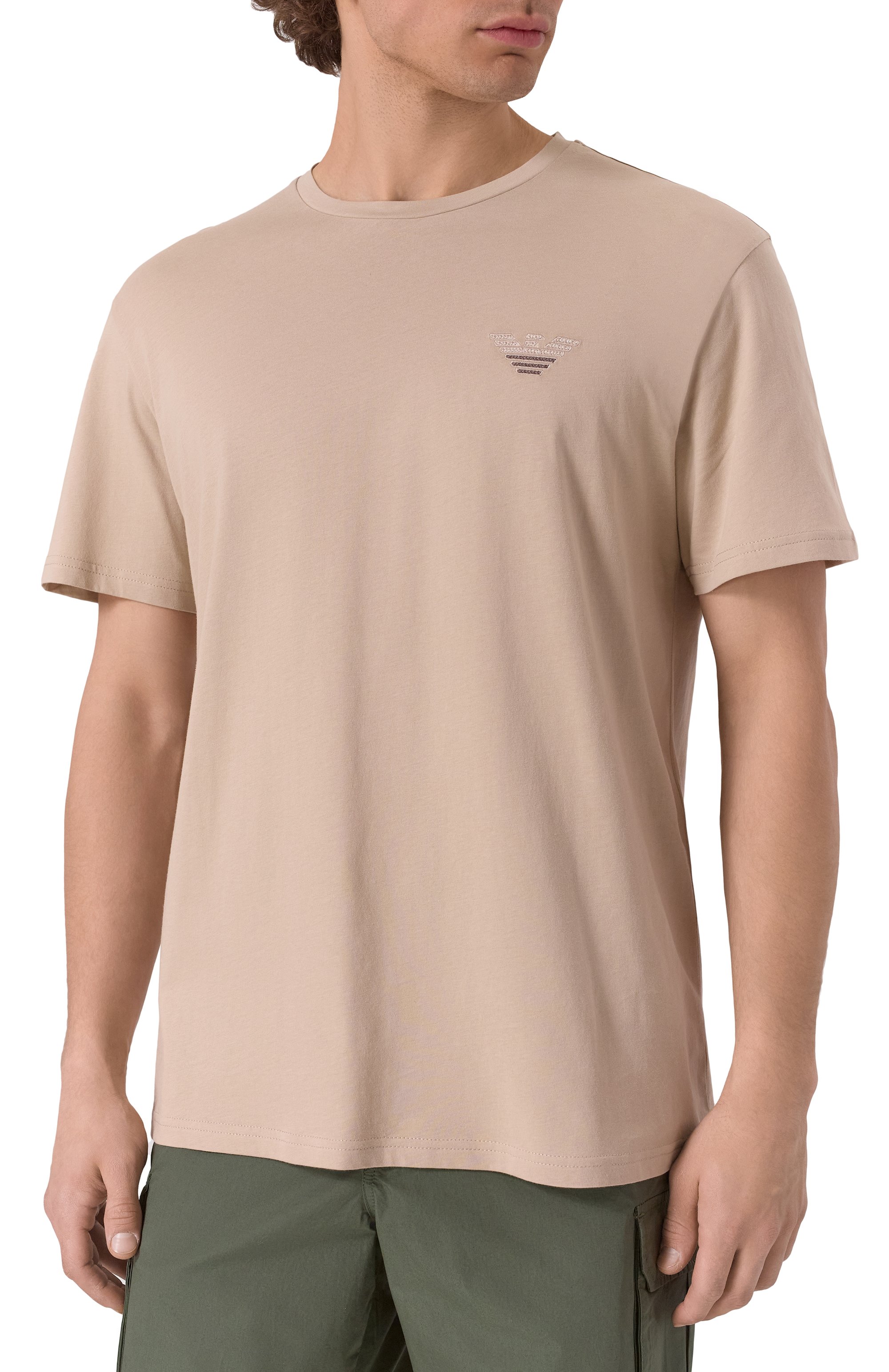 Хлопковая футболка EMPORIO ARMANI, арт. EM000574/AF12334, фото 3