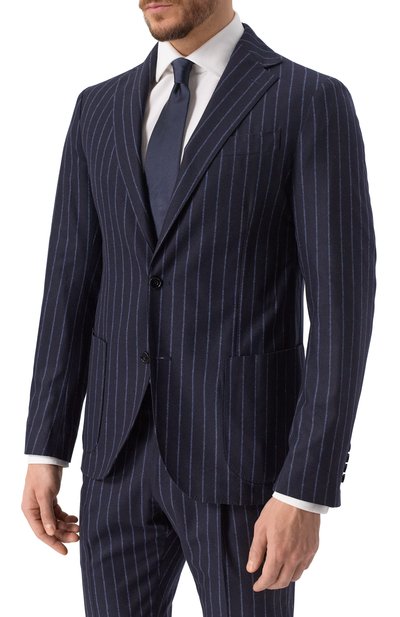 Костюм из шерсти и кашемира MVST темно-синего цвета по цене 310000 руб., арт. SG4200S0690510, фото 3 Костюм из шерсти и кашемира MVST, арт. SG4200S0690510, фото 3