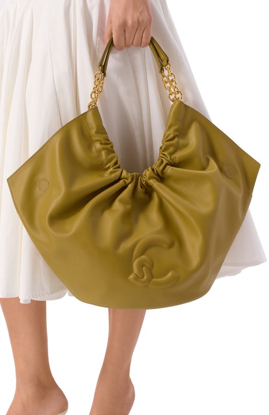 Сумка Smash medium Coccinelle E1 U5F 11 02 01 Хаки  E1 U5F 11 02 01 Фото 2