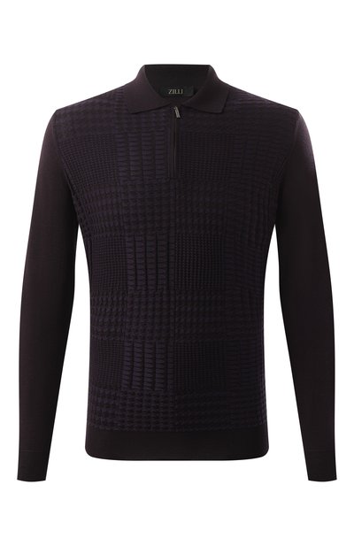 Мужская поло из кашемира и шелка ZILLI, арт. KZP001M0330VPDG00