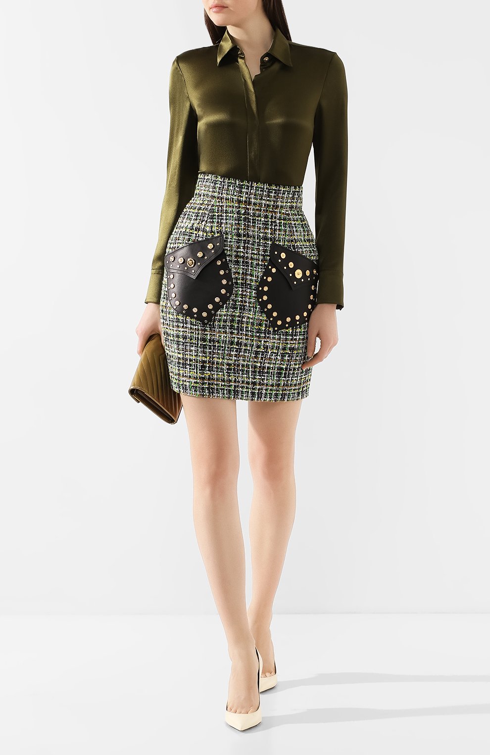 Атласная рубашка VERSACE, арт. A82662/A231743, фото 2