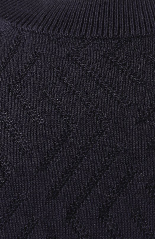 Хлопковый джемпер Corneliani 25M589-2525127 Синий  25M589-2525127 Фото 6