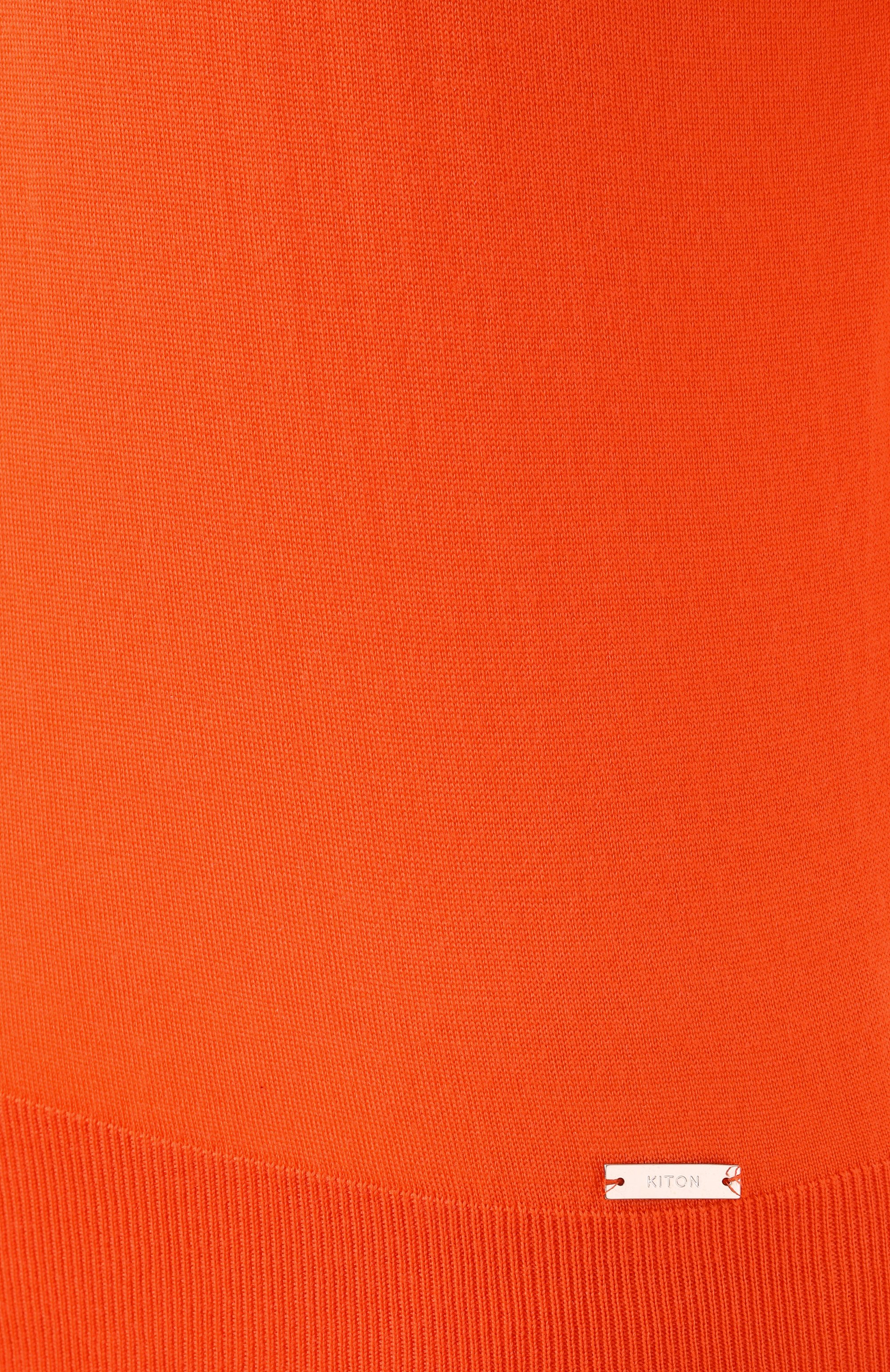 Шерстяное поло KITON оранжевого цвета по цене 99500 руб., арт. D57717069, фото 6 Шерстяное поло KITON, арт. D57717069, фото 6