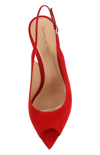 Замшевые босоножки GIANVITO ROSSI, арт. G31682.15RIC.CAMTABS, фото 5