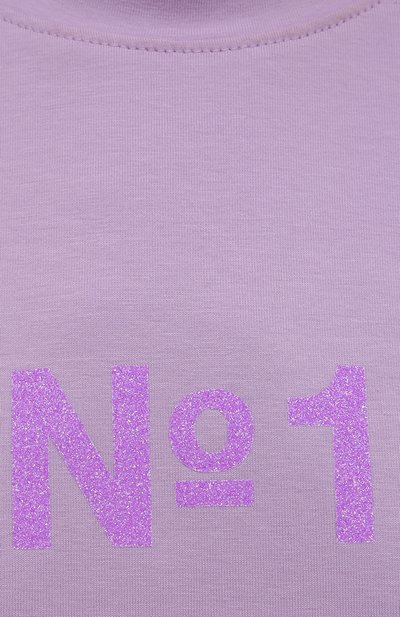 Хлопковая футболка SEVEN LAB сиреневого цвета по цене 7520 руб., арт. T21-VLE lavender, фото 5 Хлопковая футболка SEVEN LAB, арт. T21-VLE lavender, фото 5