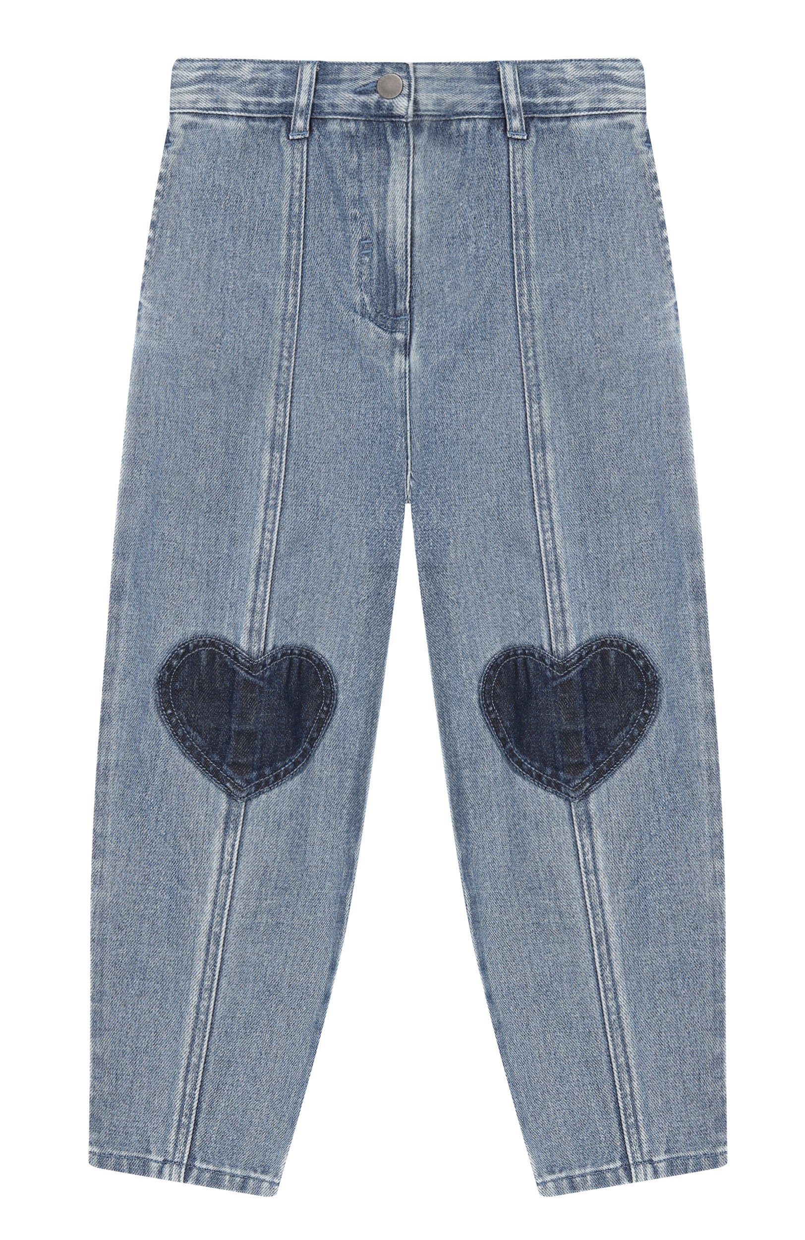 Джинсы STELLA MCCARTNEY голубого цвета по цене 17250 руб., арт. TZ6A70, фото 1 Джинсы STELLA MCCARTNEY, арт. TZ6A70, фото 1