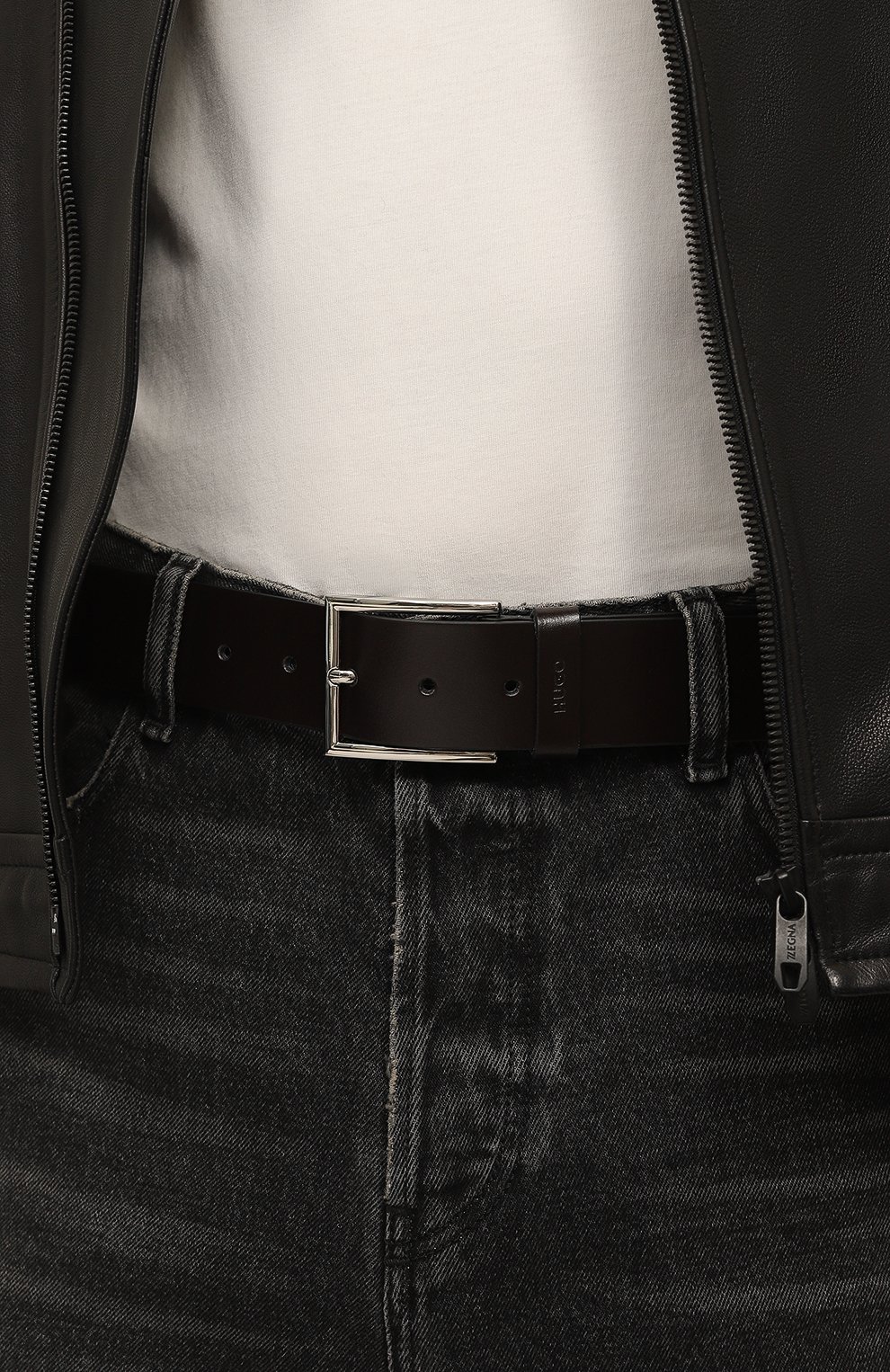 Кожаный ремень HUGO, арт. 50470639, фото 2