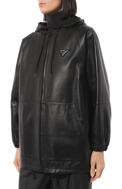Кожаная куртка PRADA, арт. 58A062-FLY-F0002, фото 3