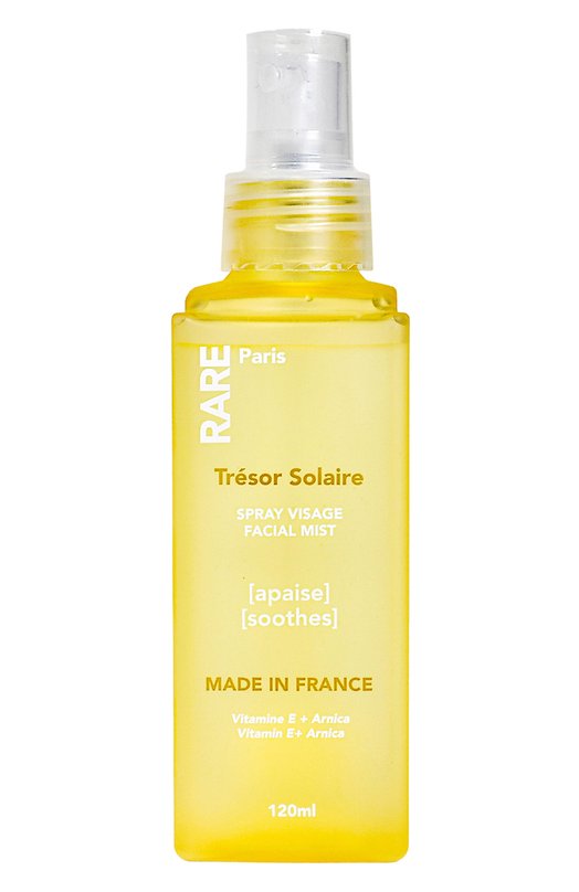 фото Успокаивающий тоник-мист для лица trésor solaire (120ml) rare paris