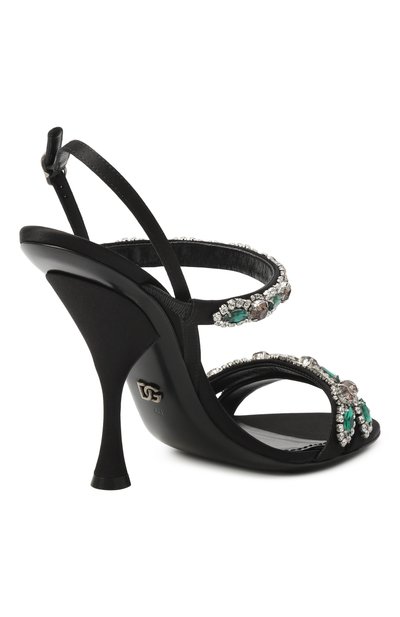 Текстильные босоножки keira 2.0 105 DOLCE & GABBANA, арт. CR1931/AX140, фото 5