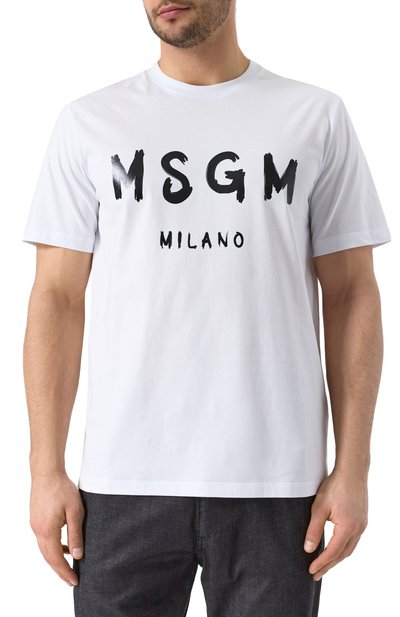 Хлопковая футболка MSGM, арт. 2000MM510/200002, фото 3