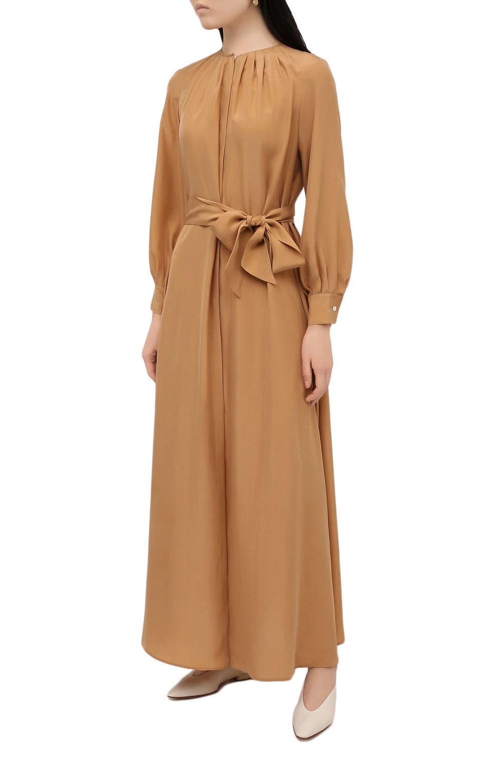 Шелковое платье KITON, арт. D51332K09T62, фото 3