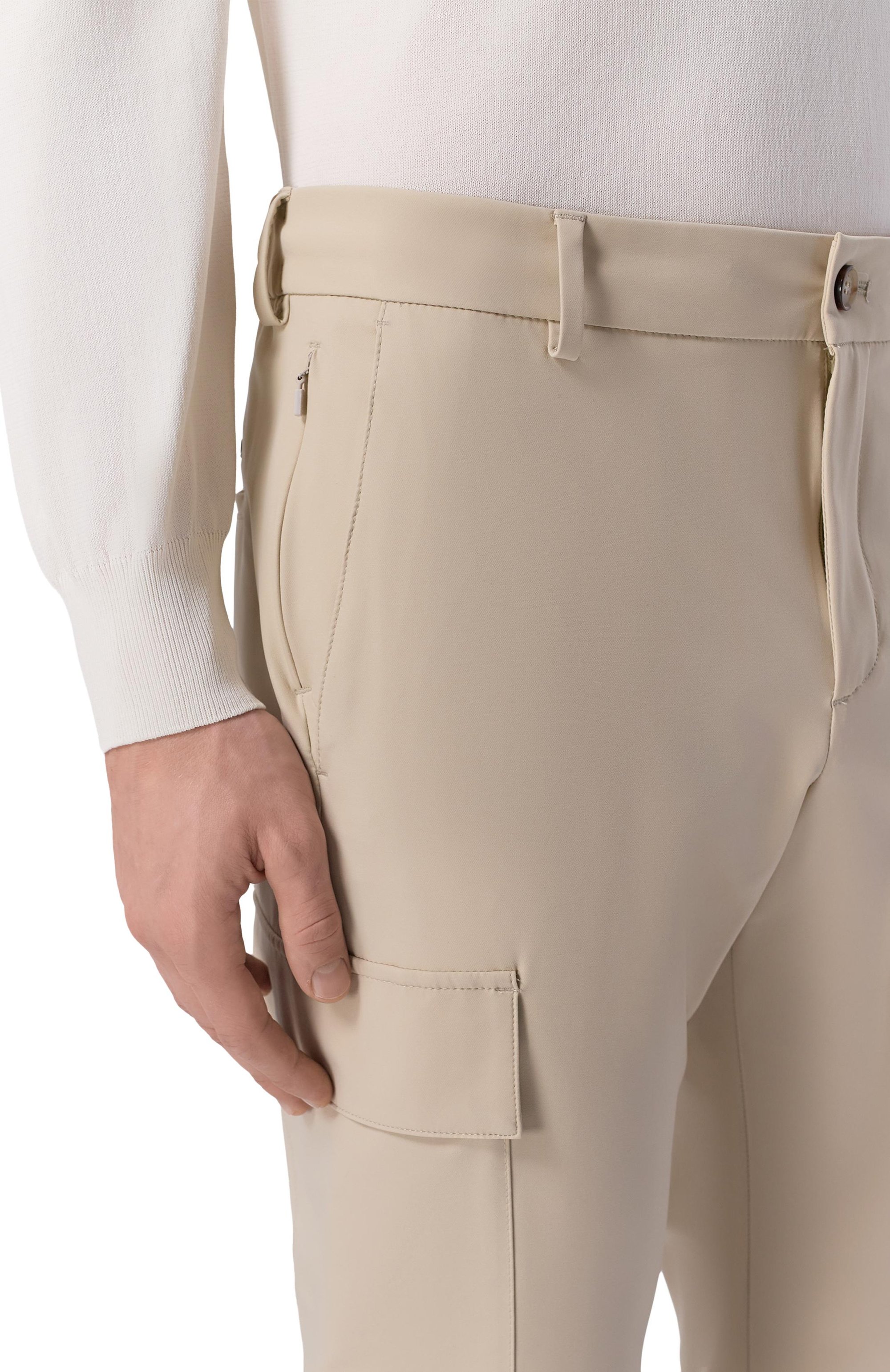 Брюки-карго PAUL&SHARK светло-бежевого цвета по цене 41400 руб., арт. 25414075, фото 5 Брюки-карго PAUL&SHARK, арт. 25414075, фото 5