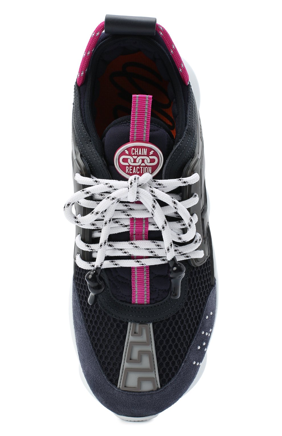 Текстильные кроссовки chain reaction VERSACE, арт. DSR705G/D7CTG, фото 5