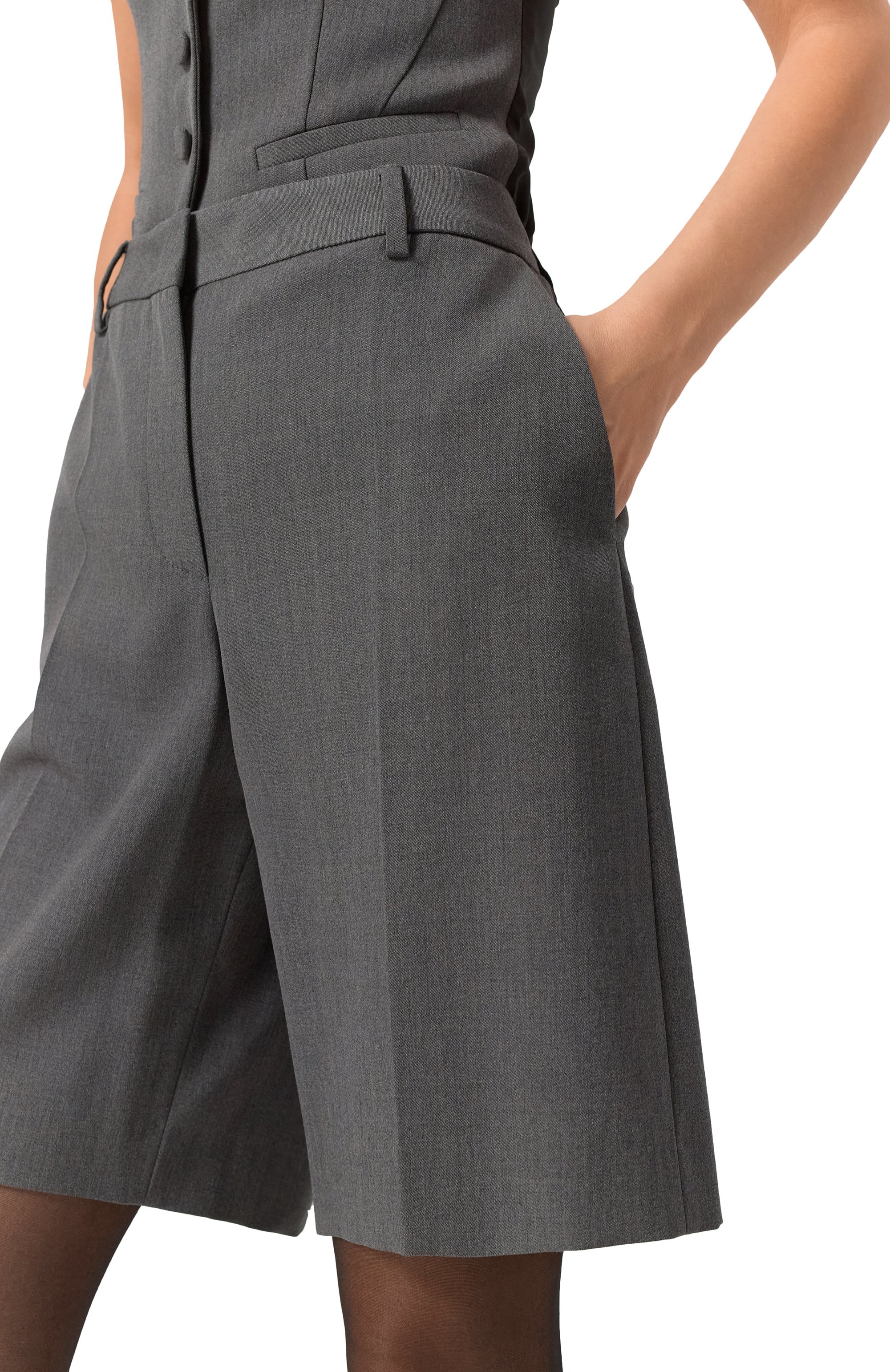 Шерстяные шорты VALENTINO, арт. 5B3RD0G57CU, фото 5