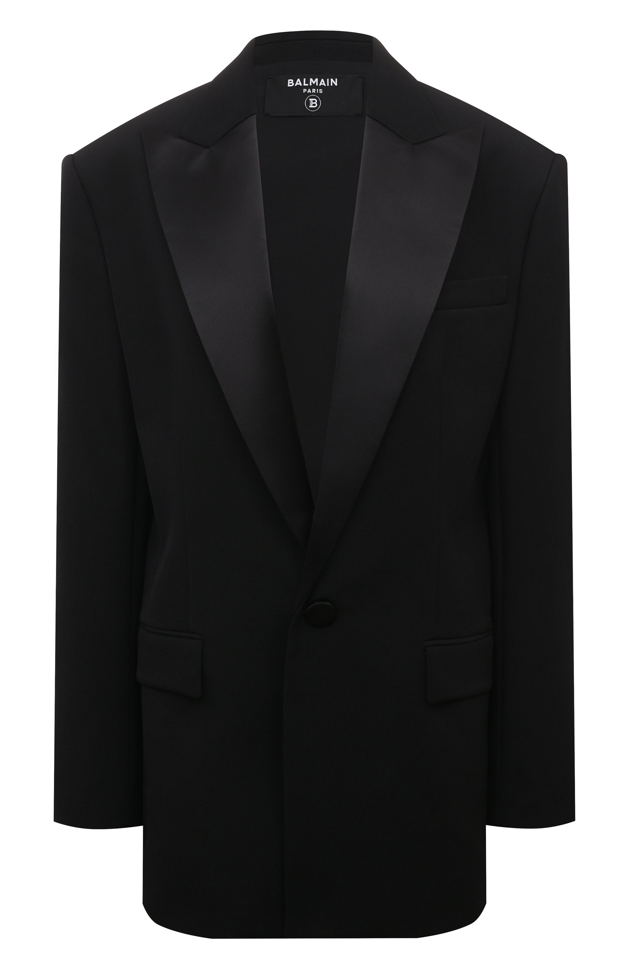 Шерстяной жакет BALMAIN, арт. YF0SF025MB64, фото 1