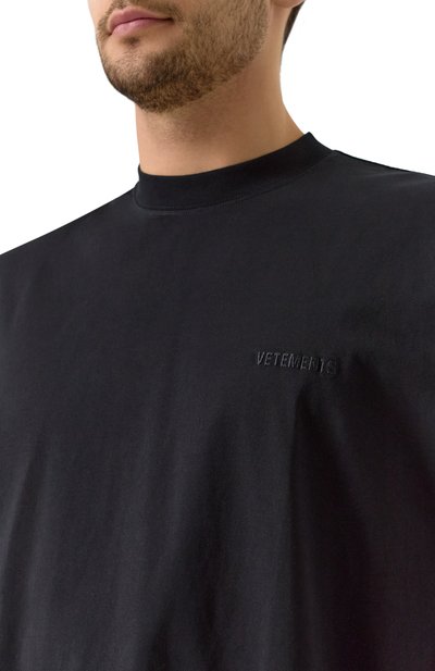 Хлопковая футболка VETEMENTS, арт. UA66TR765B, фото 5