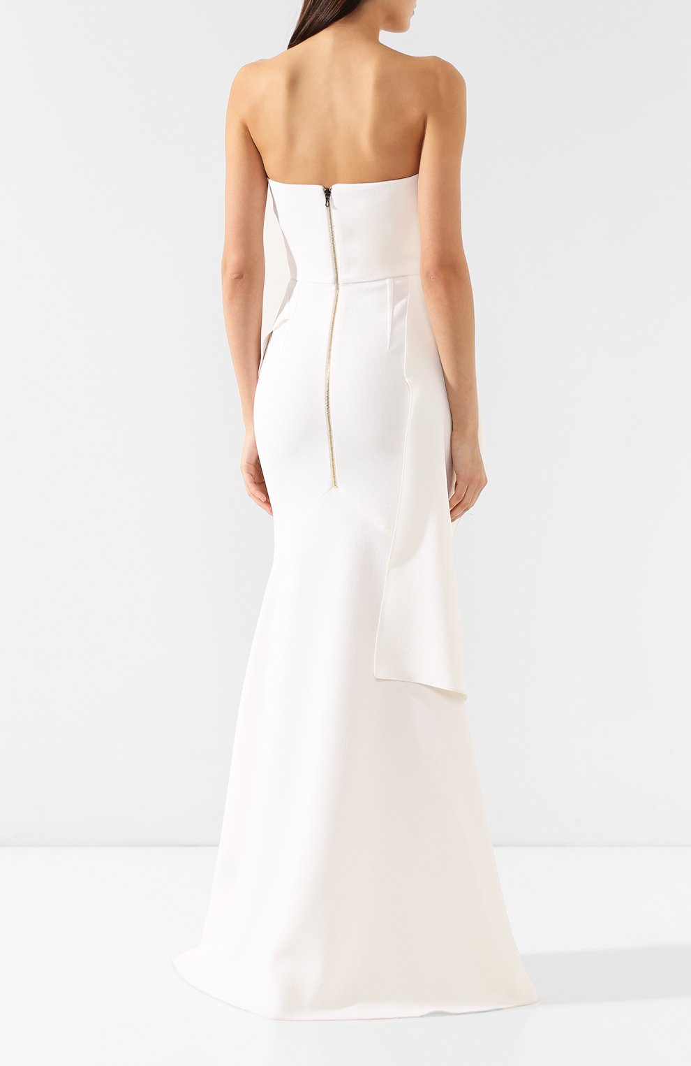 Шерстяное платье ROLAND MOURET белого цвета по цене 189500 руб., арт. PS19/S0530/F4044, фото 4 Шерстяное платье ROLAND MOURET, арт. PS19/S0530/F4044, фото 4