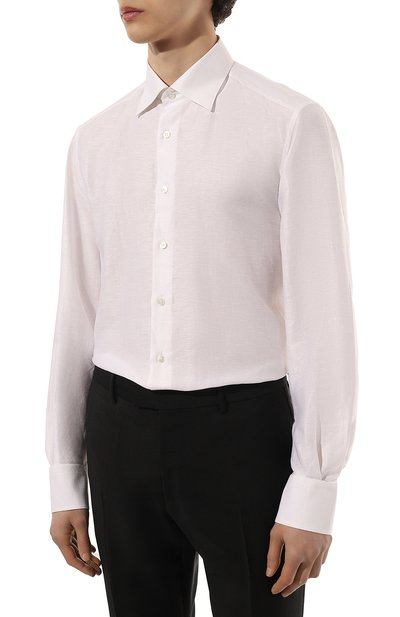 Сорочка из хлопка и льна STEFANO RICCI, арт. MC003685/R2564, фото 4