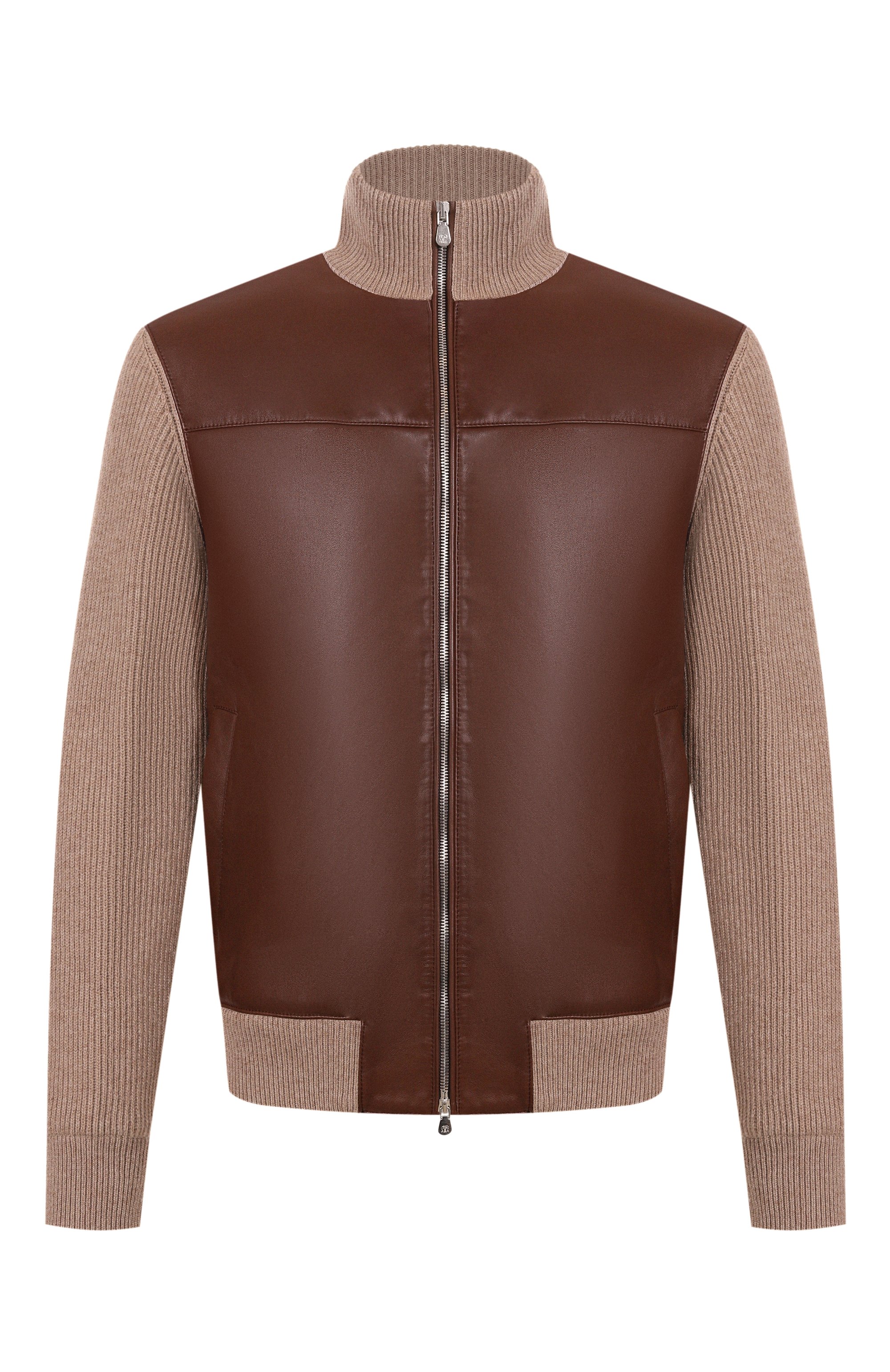 Комбинированный кардиган BRUNELLO CUCINELLI, арт. MPWIN2059, фото 1